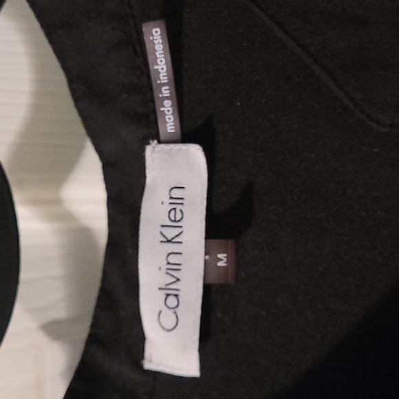 Black sleeveless gold studded Calvin Klein top - Picture 2 of 3